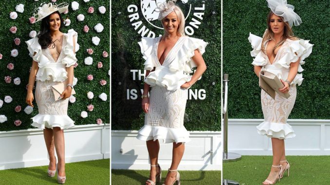 Pferderennen in England: Sieben Frauen tragen dasselbe Kleid